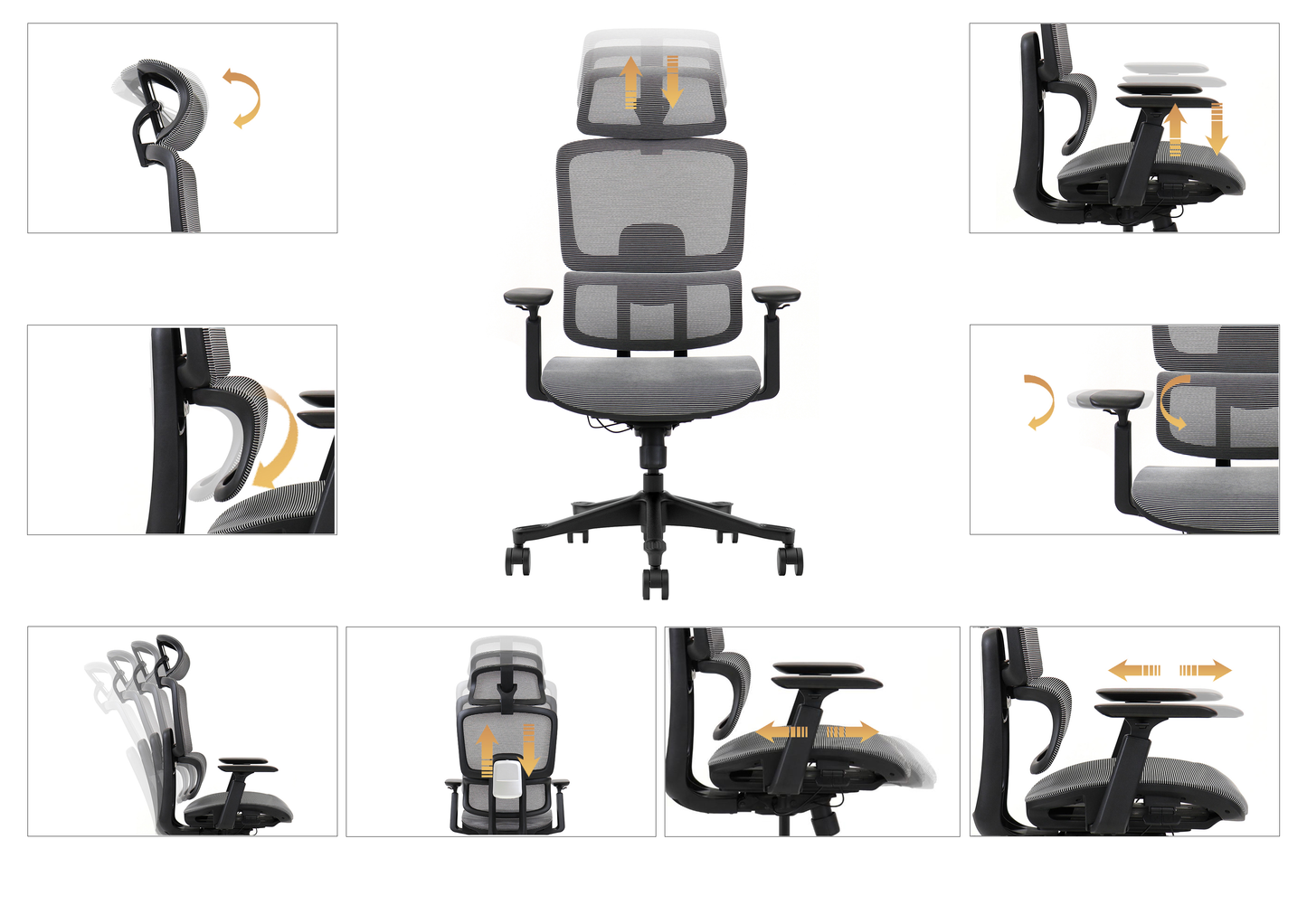 Most Adjustable Ergonomic Chair - Blue | TRITON